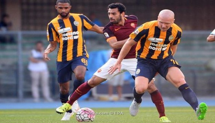 بديل "صلاح" ينقذ روما من الخسارة أمام "هيلاس" (فيديو)