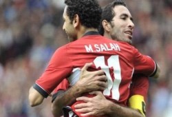 أبو تريكة يزامل محمد صلاح فى روما