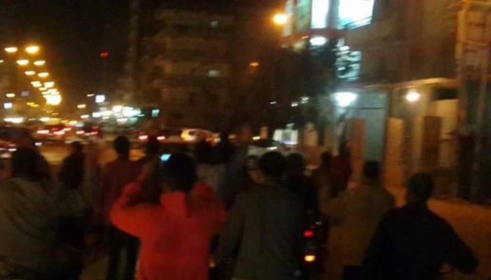 مسيرة ليلية لثوار الزقازيق ضد حكم العسكر