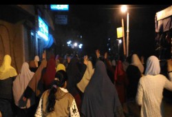 مسيرة نسائية حاشدة بكفر الدوار ضد جرائم داخلية العسكر تطالب بالقصاص