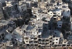 لقطات صادمة لحجم الدمار في حمص "مدينة الأشباح"