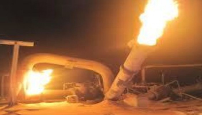 انفجار خط الغاز بالعمرانية صباح اليوم