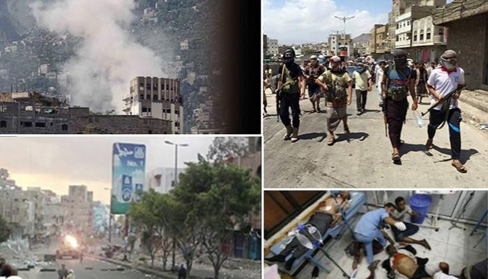 اليمن:بقصف من التحالف.. مقتل القائد الميداني للحوثيين في مدينة تعز