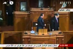 موقف محرج للسيسي ببرلمان اليابان