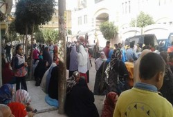 مظاهرة لأهالي معتقلي "بلبيس" احتجاجًا على منع الزيارة