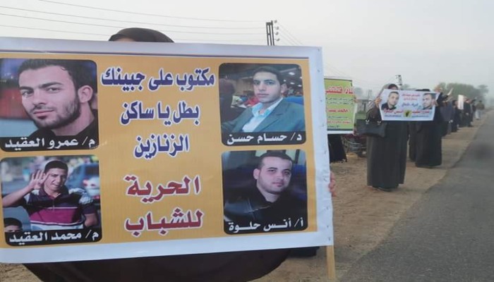 ثوار فاقوس بالشرقية ينتفضون في خامس أيام أسبوع "صوت الشعب أقوى"