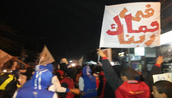 مسيرة ليلية لثوار ابو كبير تطالب بالقصاص لدماء الشهداء