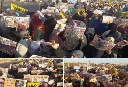 مسيرة شعبية صباحية حاشدة بفاقوس داخل مدينة الصالحية الجديدة في مستهل أسبوع مصر سجن وغلابة