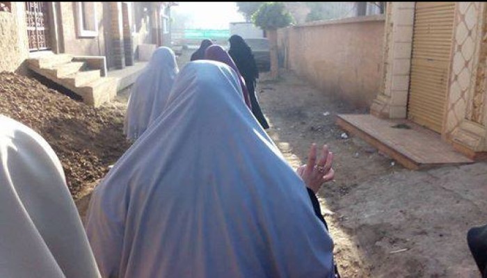 مسيرة نسائية بمدينة تلا منوفية تضامنا مع معتقلى سجن العقرب