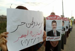 سلسلة بشرية لحرائر أم الرضا على طريق دمياط – جمصة
