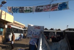 المئات من عمال النقل العام بالاسكندرية يدخلوا فى اضراب عام