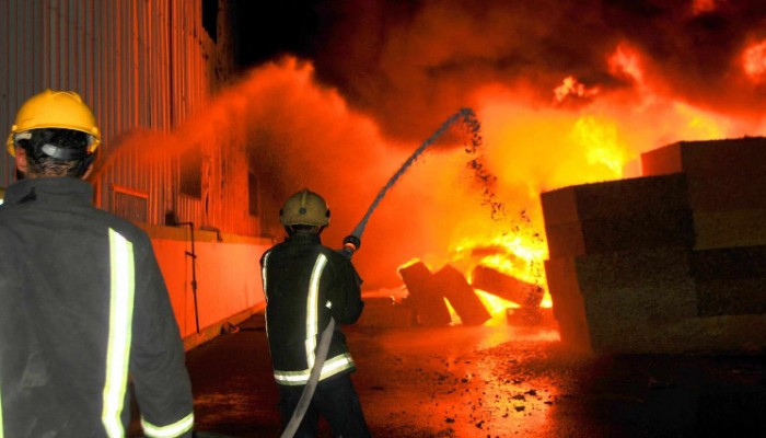 اندلاع حريق داخل مصنع كيما في أسوان