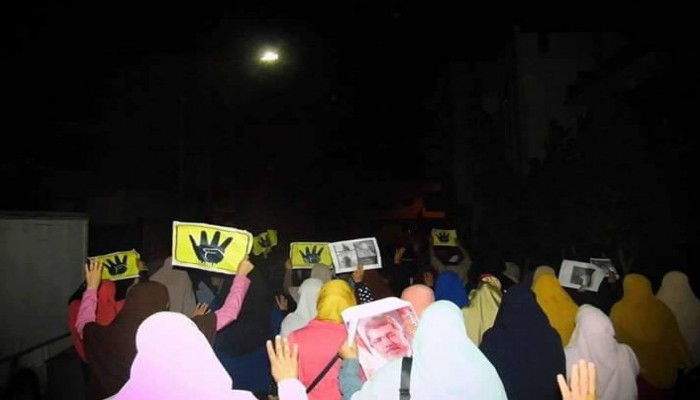 مسيرة ليلية لثوار مدينة السادات ضد حكم العسكر