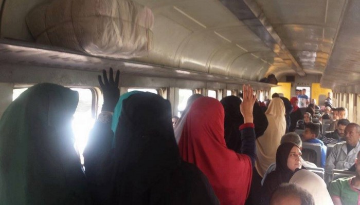 فعالية بالقطار لنساء حركتى  غرباء وفرسان رابعه بههيا