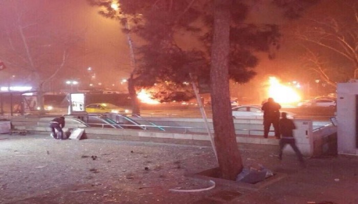 تركيا: 27 قتيلا و75 جريحا في الانفجار وسط أنقرة