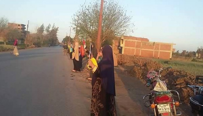 أحرار بركة السبع يواصلون حراكهم الثورى