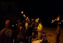 مسيرة ليلية بمنوف للمطالبة بالإفراج عن المعتقلين