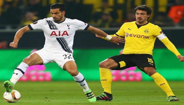 دورتموند يقضي على توتنهام ويتأهل لربع نهائي الدوري الأوروبي .. فيديو