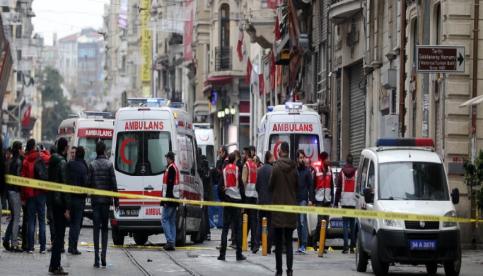 ننشر تفاصيل انفجار اسطنبول .."مقتل 5 وإصابة 36"