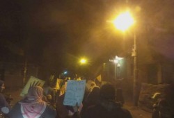 مسيرة مسائية لثوار مركز ببا تطالب بالقصاص لدماء الشهداء