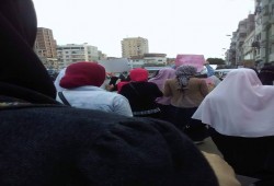 مسيرة حاشدة ضد الانقلاب لـ "بنات الثورة" بالإسكندرية(صور)