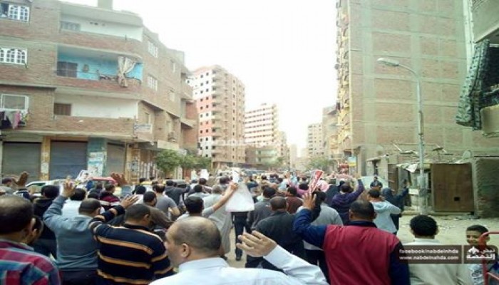 أحرار الجيزة ينتفضون رفضا لجرائم الانقلاب