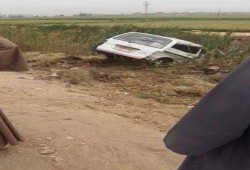 مصرع وإصابة 14 شخصًا في حادث على طريق سوهاج- جرجا الزراعي