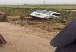 مصرع وإصابة 14 شخصًا في حادث على طريق سوهاج- جرجا الزراعي