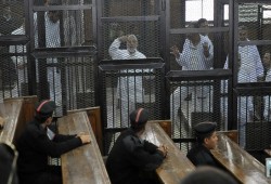 تأجيل محاكمة 739 من رافضي الانقلاب في "فض اعتصام رابعة" لـ23 إبريل