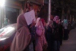 وقفة ليلية لـ "بنات الثورة" بالإسكندرية تنديدا بالانقلاب الفاشي