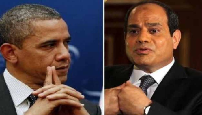 في رسالة سرية: السيسي يطلب من أوباما التدخل العسكري في سيناء