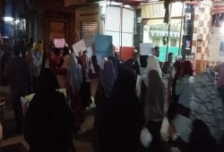 مسيرة ليلية لثوار العوايد بلإسكندرية ضد حكم العسكر