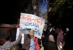 ثوار الاسكندرية يتنفضوا بالهانوفيل رفضا للانقلاب