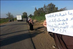 فعالية لحركة نساء ضد الانقلاب بقويسنا ضمن فعاليات "أنقذوا مصر المخطوفة"