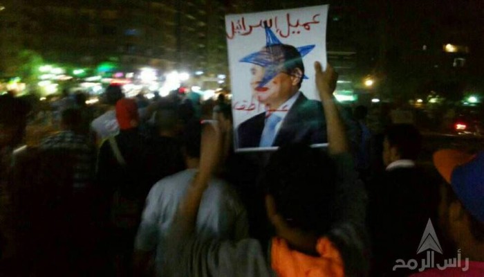 فعالية حاشدة لثوار عين شمس ترفع شعار "السيسي عميل لإسرائيل"