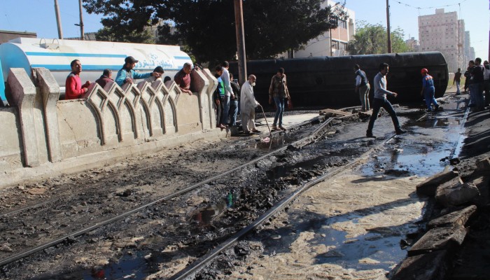 الأهالي : فشل الانقلاب وراء كارثة سيارة الوقود بالإسكندرية