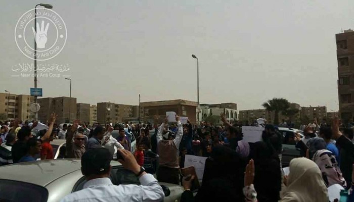 ثوار مدينة نصر يواصلون ثورتهم ضد الانقلاب في جمعة "قوتنا في وحدتنا"