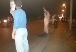 فعالية ليلية لثوار مركز دمنهور ترفع شعار "عواد باع أرضه "