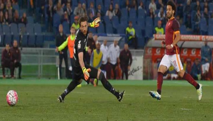 بالفيديو.. صلاح يسجل هدف إنقاذ روما من السقوط المفاجئ أمام بولونيا