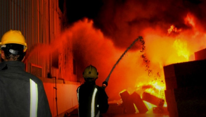 حريق هائل في "فرن عيش" بمنطقة إمبابة