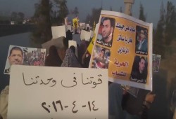 أحرار فاقوس بالشرقية يواصلون تظاهرات "قوتنا في وحدتنا"