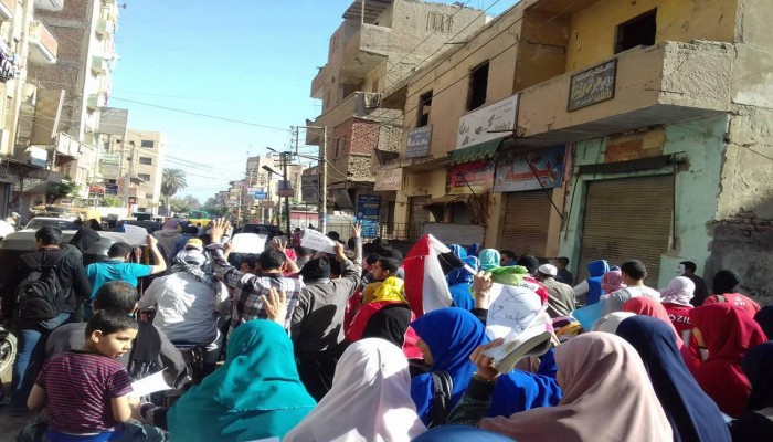 الشرقية : ثوار ابو حماد يتنفضوا فى مسيرة حاشدة