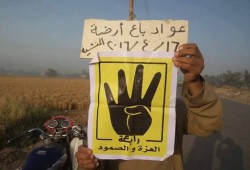 فعالية لثوار شبين الكوم بالمنوفية ضد بيع أراضى مصر