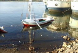 العثور على بقعة زيت بمياه النيل بقنا