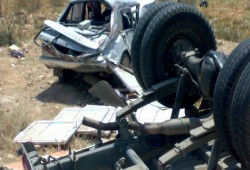 مصرع 12 شخص في حادث تصادم مروع بالبحر الأحمر