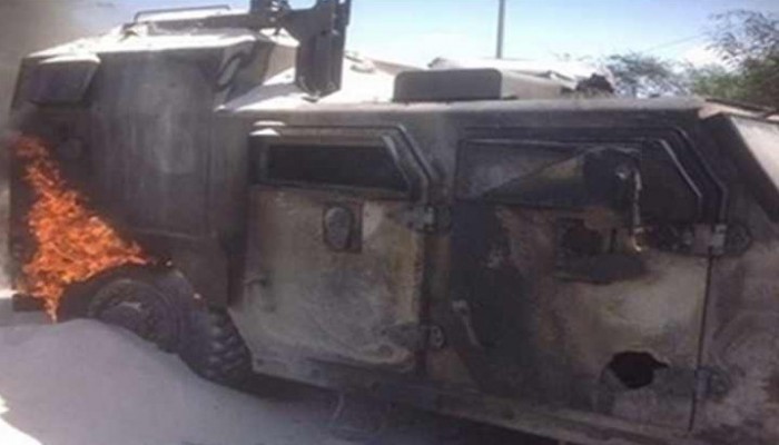 إصابة 8 مجندين شرطة فى تفجير عبوة ناسفة على ساحل العريش