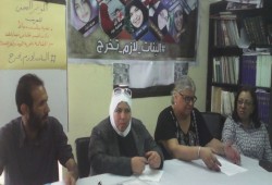 بالصور مؤتمر صحفي لعد من المنظمات للتضامن مع بنات دمياط #البنات_لازم_تخرج