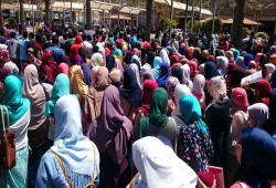 تظاهرات طلاب جامعة الإسكندرية تهز المجمع النظري