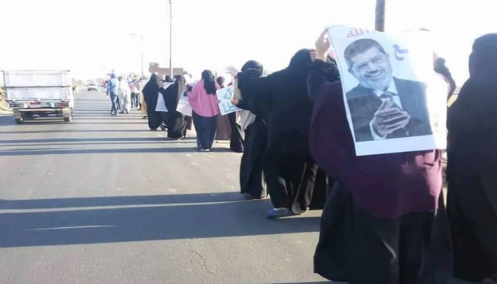أحرار ‫‏الدقهلية‬ يواصلون تظاهرات ‫‏"الأرض هي العرض"‬