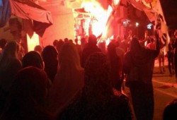 مسيرة ليلية بكفر الدوار ضد جرائم داخلية العسكر